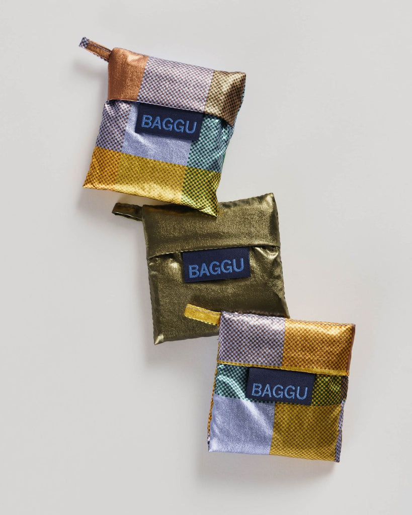 Mini Baggu Set of 3 in Warm Metallics